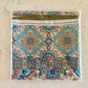 Liverpool Los Angeles - Square Scarf - Cream Multi - NWT